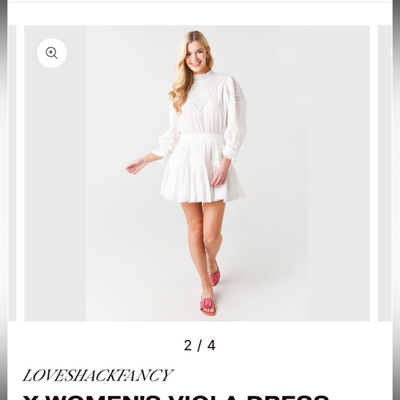 LoveShackFancy Dresses & Skirts - LoveShackFancy Women's Elegant White Dress